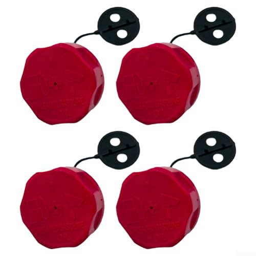 Tankdeckel für Trimmer und Gebläse, Ersatzteile A033000070 2000085200, kompatibel mit mehreren Modellen, Outdoor-Ausrüstung, Kraftstoffabdeckung, 4 Stück Tankdeckel für Trimmer und Gebläse, Ersatzteile A033000070 2000085200, kompatibel mit mehreren Modellen, Outdoor-Ausrüstung, Kraftstoffabdeckung, 4 Stück von LUCKCDUO