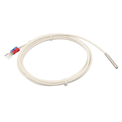 Thermoelement-Temperaturfühler Typ K, Edelstahl mit 4 mm Durchmesser für lange Lebensdauer (2 Meter) von LUCKCDUO