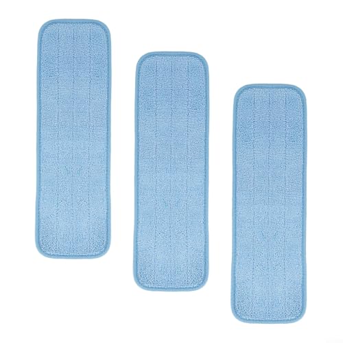 Wischmopp-Reinigungspad-Set mit maschinenwaschbarem Mikrofaser-Material für lange Lebensdauer auf harten Böden (A) von LUCKCDUO