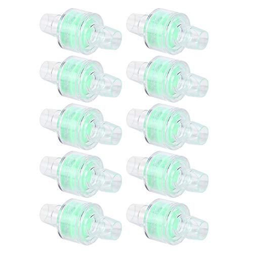LUCKDANO 10pcs ABS Grüne Aquarium Wasserpumpe Silikonrohr Filter Fischtanks Schlauchreinigung Vorräte (10 mm) von LUCKDANO