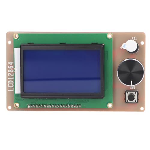 LUCKDANO 3D -Drucker -LCD Anzeigebildschirm, Mini Anzeige 3D Druckergrafikcontroller mit Encoder 128x64 Auflösung für ANET A8 Plus und Andere Modelle von LUCKDANO