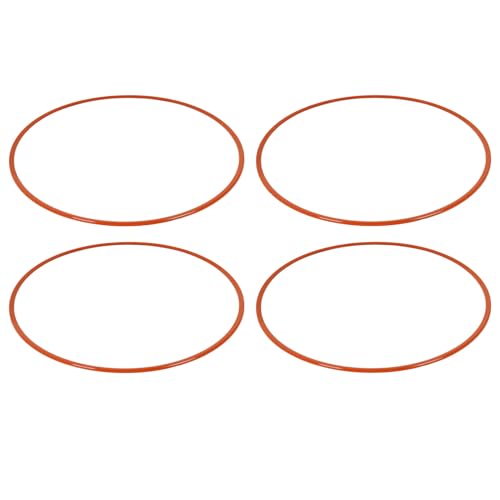 LUCKDANO Auto-Rad Felgen Schutz 4 Stück 20 Zoll Kratz Schutz Selbst Klebe Schutz Universal Autos (ORANGE) von LUCKDANO