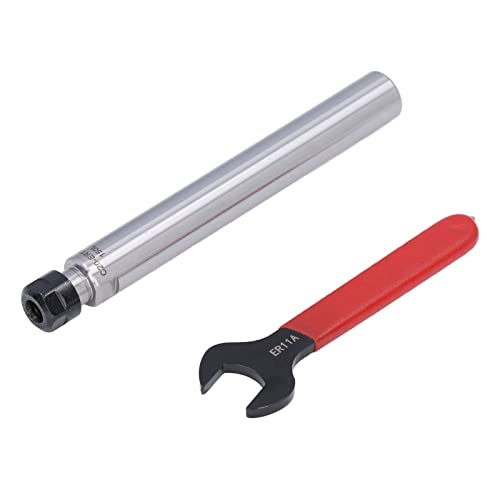 LUCKDANO Collethalter, Router Collet Chuck Collet Chuck Werkzeughalter Kohlenstoffstahl Halter, 2pcs Router -Verlängerungsstange, C20 -Halter Gerade Shank Werkzeug Set Kit mit Schraubenschlüssel von LUCKDANO