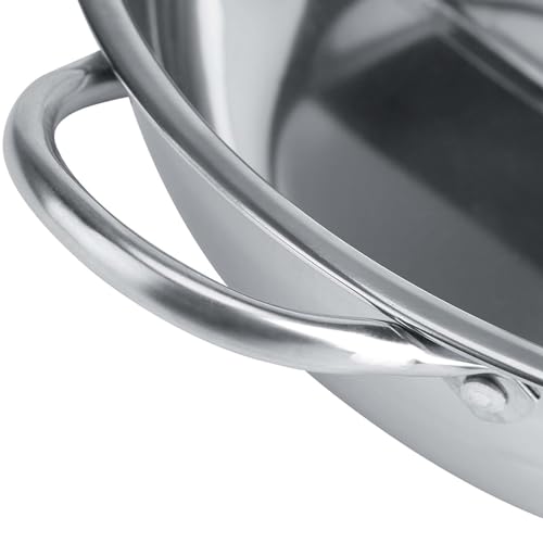 LUCKDANO Edelstahl Hot Pot Doppelgeschmack Trennung Induktionskocher 27/29/11 Cm, Familie/Küche Essentielle Lieferungen (30cm) von LUCKDANO