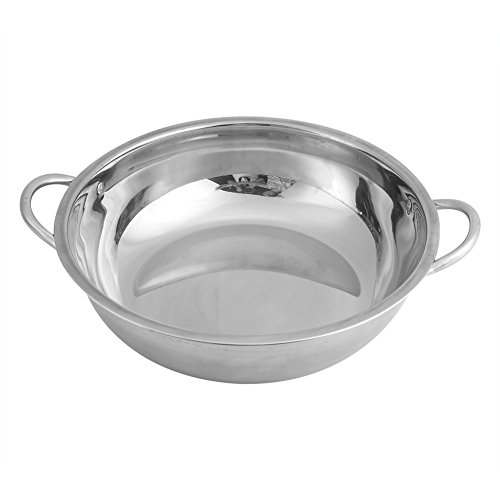 LUCKDANO Edelstahl Hot Pot Induction Cooker Küchenkochgeschirr Kochkochtöpfe Hauskochen Hauskochen (30cm) von LUCKDANO