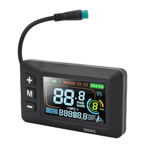LUCKDANO Elektrofahrrad LCD -Display Bunte 5 Kerne Regen -Proof -Kabel Elektrische Scooter -LCD -Display -Armaturenbrett für das Tägliche Pendeln mit Dem Fahrradcamping LUCKDANO Elektrofahrrad LCD -Display Bunte 5 Kerne Regen -Proof -Kabel Elektrische Scooter -LCD -Display -Armaturenbrett für das Tägliche Pendeln mit Dem Fahrradcamping von LUCKDANO