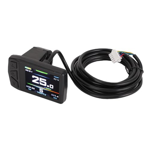LUCKDANO Elektrofahrradfarben -Anzeigeplatte mit SM -Anschluss Leichtes ABS -Material 24 V 36 V 48 V Elektrische Roller -Farbbildschirm Geeignet für Mehrere Elektrobikes Elektrische LUCKDANO Elektrofahrradfarben -Anzeigeplatte mit SM -Anschluss Leichtes ABS -Material 24 V 36 V 48 V Elektrische Roller -Farbbildschirm Geeignet für Mehrere Elektrobikes Elektrische von LUCKDANO
