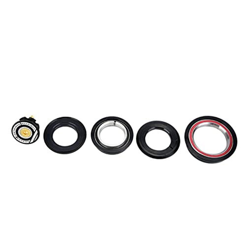 LUCKDANO Fahrrad Headset 4456st Mountain Bike Road Straight Rohrgabel Headset 44 Mm 56 Mm CNC AL6061 T6 Schwarz ZS44/28.6 ZS56/40 (30) 138G von LUCKDANO