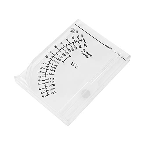 LUCKDANO Genauige Dauerhafte Automatische Hydrometer Salzwasser Salzgehaltsmesser für Aquarium Meereswasserspezifischer Test Brack -Marine -Panzer Größe 9 * 12 cm LUCKDANO Genauige Dauerhafte Automatische Hydrometer Salzwasser Salzgehaltsmesser für Aquarium Meereswasserspezifischer Test Brack -Marine -Panzer Größe 9 * 12 cm von LUCKDANO