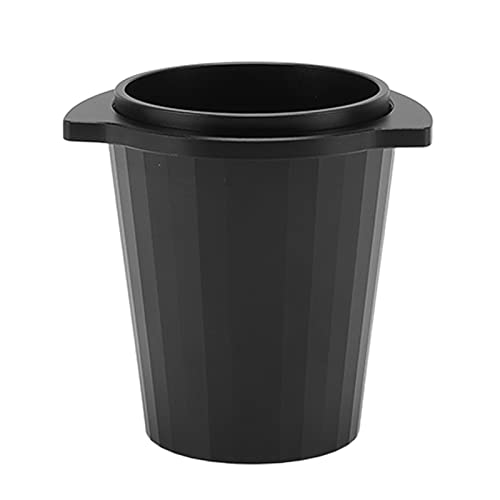LUCKDANO Kaffeebohne Dosierung Tasse, 54 Mm Dosierung Tasse Kaffee Aluminiumlegierung Portafilter 54 Mm für Kaffeemaschine Maschine Schwarz von LUCKDANO