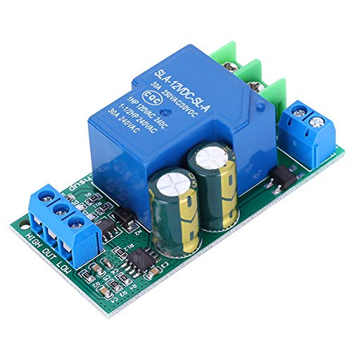 LUCKDANO LC55B01 Wasserspiegel Automatischer Controller, Flüssigerspiegel -Controller Wasserspiegel -Sensor Einfach zu Setzt AC/DC 12 V 30A Maximale Last für Aquarien und Wasserversorgungssysteme von LUCKDANO