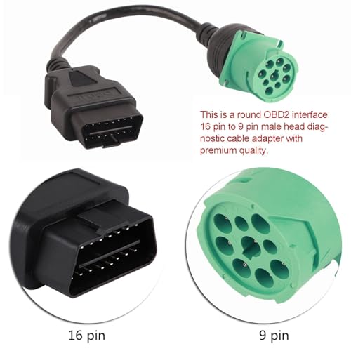 LUCKDANO LKW -Diagnose -Scanner -Kabeladapter für die OBD2 -Schnittstelle für Motorprämienqualität von LUCKDANO