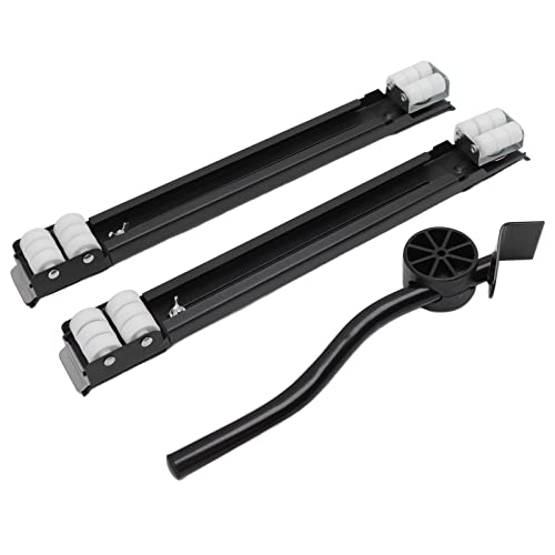 LUCKDANO Möbelbewegungen mit Rädern, Geräte -Roller -Geräte Schieber (BLACK) von LUCKDANO
