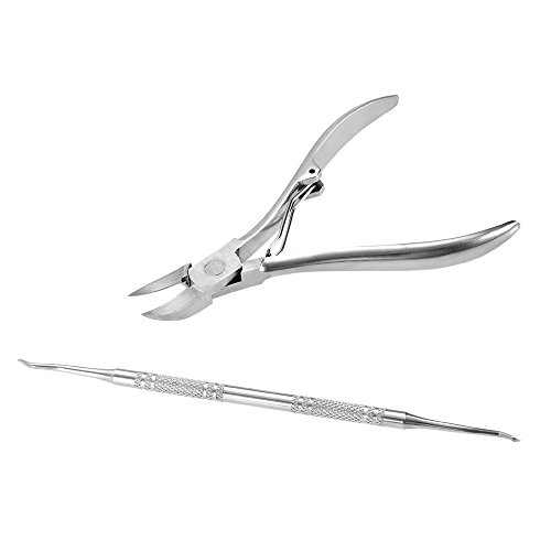 LUCKDANO Nagelhautschere aus Edelstahl, Eingewachsener Zehennagelreiniger, Nagelknipser für Nagelmaniküre und Pediküre LUCKDANO Nagelhautschere aus Edelstahl, Eingewachsener Zehennagelreiniger, Nagelknipser für Nagelmaniküre und Pediküre von LUCKDANO
