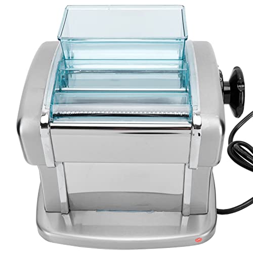 LUCKDANO Noodle Maker, Pasta Press Pasta Maker mit 2 Mm Dicke des Nudelteigs Single Vane/Wing Noodle Mini Multifunktion Elektrischer Nudelteig Pressmaschine für Küche (EU -Stecker 220 V) von LUCKDANO