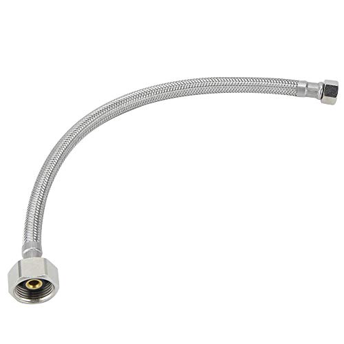 LUCKDANO Toilettenanschlussschlauch, Toilettenzeile Wasserversorgungslinie Einfach zu Installieren 30 Cm 7/8 Einlass 3/8 Outlet US Standard Thread Badezimmerzubehör von LUCKDANO