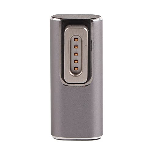 LUCKDANO USB -C -zu -Magnetadapter Typ C zu Magnetischem L Tippadapter 5A PD Schnelles Laden mit Aluminiumlegierschale für OS X -Laptop (Typ-C-auf-Magnet-Adapter) von LUCKDANO