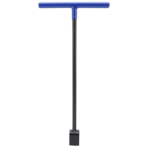 LUCKDANO Wasserschlüssel, Wasser aus Dem Werkzeug Wassermesser Taste Stahl 16.14x7.68 Zoll Ventile Wasserhähne (BLUE) von LUCKDANO