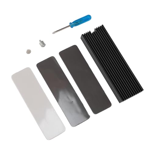 M.2 Heatkolben, NVMe Wärmekolben NVMe Wärmekühlkörper Low -Profil Aluminiumlegierung Ein Einseitiges M.2 2280 SSD -Wärme mit Thermischem Silikonpad M2 SSD Kühlung Schwarz M.2 Heatkolben, NVMe Wärmekolben NVMe Wärmekühlkörper Low -Profil Aluminiumlegierung Ein Einseitiges M.2 2280 SSD -Wärme mit Thermischem Silikonpad M2 SSD Kühlung Schwarz von LUCKDANO
