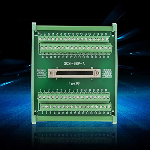 SCSI68 68-poliges DB-Typ, Board mit Buchsenstecker, Terminalmodul mit Kompakter Struktur – -Board-Modul, für SPS, DIN-Schieneninstallation von LUCKDANO