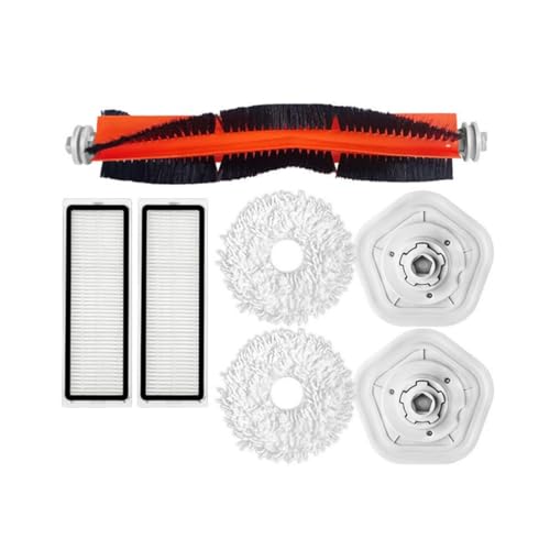 LUCKGRASP Hauptbürste, 2 Filter, 2 x SMop-Tuch, 2 x SBracket-Staubsauger, Ersatzzubehör für DB W10 W10Pro Roboter-Staubsauger von LUCKGRASP