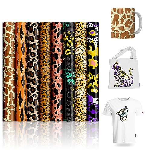 LUCKIGUCK Infusible Transfer Ink Sheets, Infusible Transfer Ink Sheets, Colour and Pattern Transfer Film von LUCKIGUCK