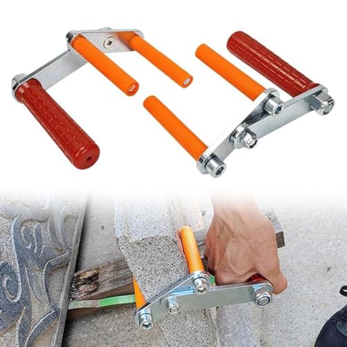 2 Stück Heavy Duty Drywalls Carriers Tool with Nonslip Handle, Panel Carrier Gripper Sperrholzträger, Hochleistungs -Panel -Träger, Tragbares Gripper -Hebe- und Handhabungswerkzeug von LUCKKY