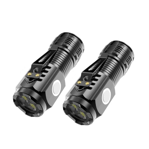 2 Stück Mini-Taschenlampe Mit Dreiäugigem Monsteres, Three-eyed Monster Mini Flashlight, LED Taschenlampe Mini Extrem Hell, Taschenlampe LED Aufladbar, Wasserdichte Taschenlampe mit 5 Modi (Schwarz) 2 Stück Mini-Taschenlampe Mit Dreiäugigem Monsteres, Three-eyed Monster Mini Flashlight, LED Taschenlampe Mini Extrem Hell, Taschenlampe LED Aufladbar, Wasserdichte Taschenlampe mit 5 Modi (Schwarz) von LUCKKY
