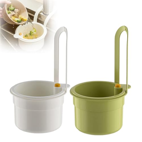 2 Stück Drücken Sie, um den Papierkorb zu öffnen, Einstellbare Spülbecken Sieb Hängend, Küchenspülbecken-Lebensmittelabfallfilter und Gemüse-Obst-Auffangbehälter, Multifunktionaler Sieb für Spülbecken 2 Stück Drücken Sie, um den Papierkorb zu öffnen, Einstellbare Spülbecken Sieb Hängend, Küchenspülbecken-Lebensmittelabfallfilter und Gemüse-Obst-Auffangbehälter, Multifunktionaler Sieb für Spülbecken von LUCKKY
