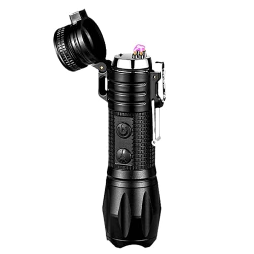 4 in 1 Outdoor LED Flashlight, 4 in 1 LEDs Taschenlampen mit Elektrisch Lichtbogen Feuerzeug, Led Mini Taschenlampen Aufladbar, Extrem Hell Taktische Taschenlampe Multifunktionale LED Handscheinwerfer 4 in 1 Outdoor LED Flashlight, 4 in 1 LEDs Taschenlampen mit Elektrisch Lichtbogen Feuerzeug, Led Mini Taschenlampen Aufladbar, Extrem Hell Taktische Taschenlampe Multifunktionale LED Handscheinwerfer von LUCKKY