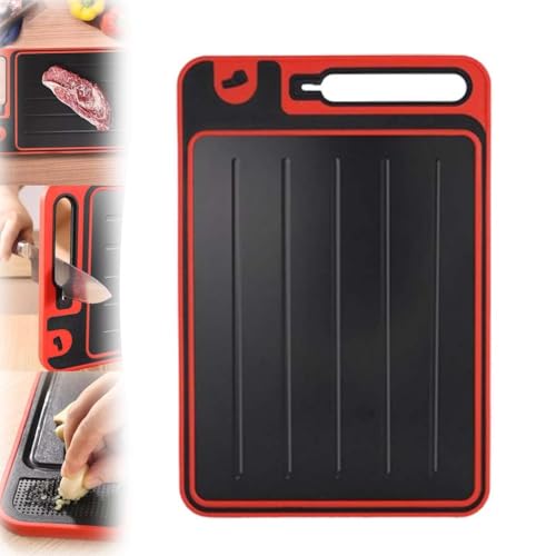4 in 1 Thawing Mat, 4-in-1-Auftaubrett, 4-in-1 Küchen Gadget mit integriertem Messerschärfer und Gewürzreibe, Auftauplatten Schnellauftauplatte für Lebensmittel - 21x31cm 4 in 1 Thawing Mat, 4-in-1-Auftaubrett, 4-in-1 Küchen Gadget mit integriertem Messerschärfer und Gewürzreibe, Auftauplatten Schnellauftauplatte für Lebensmittel - 21x31cm von LUCKKY