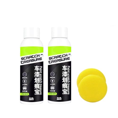 Car Scratch Repair Scratch Polishing Coating, Auto Kratzer Reparatur Kratzer Polieren Beschichtung, Autokratzer Reparaturpaste, Auto Kratzer Entferner, Premium Auto-Kratzer-Entfernungs-Kit (2Set) von LUCKKY