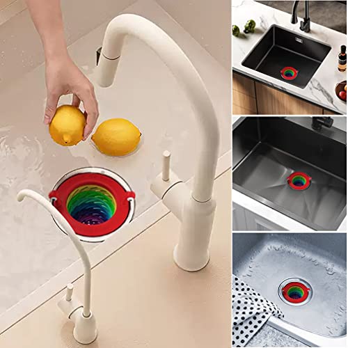 Farbiges kleines Monster Küchenspüle Sieb, Monster Kitchen Sink Strainer | Ideal für für Küchen Waschbecken, Sieb Dusche, Badewanne von LUCKKY