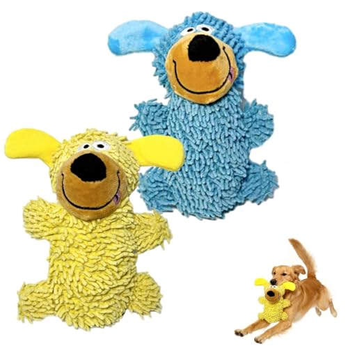 Ipawsplus Squeaky Dog Plush Toy, Quietschendes Plüschtier für Hunde, Hunde-Stofftiere, Interaktives Plüschtier für Haustiere, langlebiges Kauspielzeug Für Große, Mittlere und Kleine Hundes (Blau+Gelb) Ipawsplus Squeaky Dog Plush Toy, Quietschendes Plüschtier für Hunde, Hunde-Stofftiere, Interaktives Plüschtier für Haustiere, langlebiges Kauspielzeug Für Große, Mittlere und Kleine Hundes (Blau+Gelb) von LUCKKY
