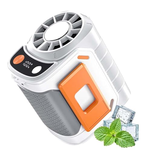 LUCKKY Multi-Function Waist-Mount Portable Fan, Tragbarer Taillen-Clip-Ventilator, Mini USB Ventilator, Gurtventilator mit Ladefunktion, 5 Geschwindigkeiten mit LED-Beleuchtung Clip Ventilator (Weiß) LUCKKY Multi-Function Waist-Mount Portable Fan, Tragbarer Taillen-Clip-Ventilator, Mini USB Ventilator, Gurtventilator mit Ladefunktion, 5 Geschwindigkeiten mit LED-Beleuchtung Clip Ventilator (Weiß) von LUCKKY