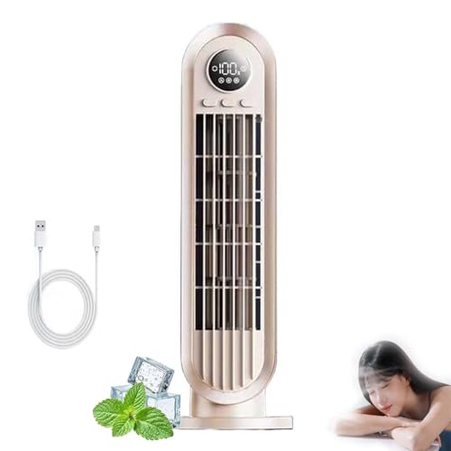 Liketonline Cooling Ace, Funfany Cooling Ace Air Conditioner, Coolizi Kühlluft Ventilator - Bladeless Turmventilator mit 3 Geschwindigkeiten, 90° Oszillierender, Leiser & tragbarer Tischventilator Liketonline Cooling Ace, Funfany Cooling Ace Air Conditioner, Coolizi Kühlluft Ventilator - Bladeless Turmventilator mit 3 Geschwindigkeiten, 90° Oszillierender, Leiser & tragbarer Tischventilator von LUCKKY