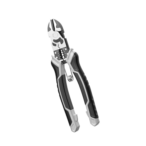 Multifunctional Professional Universal Pliers, Multifunktionale professionelle Universalzange, Kombizange mit Abisolierzange, Spitzzange, Multifunktionaler Drahtschneider und Abisolierzange (B) von LUCKKY