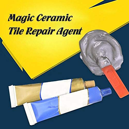 Permanent Metal Repair Paste Set - Magic Metal Mending Agent 65 g A + B-Kleber, starker universeller Metall-Kunststoff-Schweißreparaturkleber, für Heimwerker-, Automobil- und Schiffsreparatur Permanent Metal Repair Paste Set - Magic Metal Mending Agent 65 g A + B-Kleber, starker universeller Metall-Kunststoff-Schweißreparaturkleber, für Heimwerker-, Automobil- und Schiffsreparatur von LUCKKY