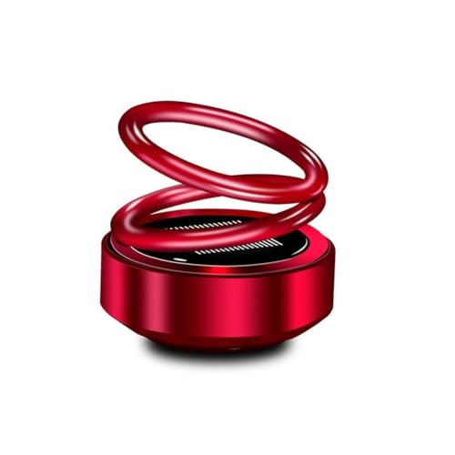 Portable Kinetic Molecular Heater - Mini Portable Kinetic Heater, Tragbare Knetische Molekularheizung, Tragbare Kinetische Mini-Heizung, 360 Grad Drehbar, Solar Kinetische Heizung für Auto (Rot) von LUCKKY