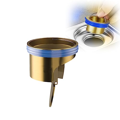 Toilet Floor Drain Deodorizing Core, Deodorant Bodenablauf-Kern, Bodenablauf-Rückflussverhinderer, Dusch Boden Abfluss Filter, Badewannen-Spüle Dusche Bodenablauf-Einsatzstopfen (L) von LUCKKY