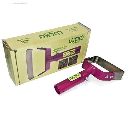 LUCKO Pendelhacke 10cm Unkraut Entferner Gerät Unkrautstecher Gartenwerkzeug Gartenkralle Gartenhacke Hacke Reinigungsschaufel Unkrautjäter von LUCKO