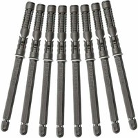 8-teiliges Set verdeckter Wandregalhalterungen, unsichtbare Wandregalträger, robuste Halterungen für DIY-Wandregale, schwebende Regale (10 x 100 mm) von LUCKY-88