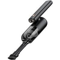 Akku-Staubsauger mit LED-Licht für Auto, Mini, Haushalt, hohe Saugkraft (schwarz) von LUCKY-88