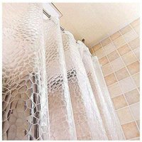 Duschvorhang EVA Dicker transparenter wasserdichter schimmelresistenter Badezimmervorhang - 120 x 180 cm, DEBUNS Duschvorhang EVA Dicker transparenter wasserdichter schimmelresistenter Badezimmervorhang - 120 x 180 cm, DEBUNS von LUCKY-88