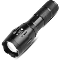 Hochleistungsfähige Taschenlampe mit fünf Geschwindigkeitsstufen, Teleskopzoom und Ladefunktion aus Aluminiumlegierung von LUCKY-88