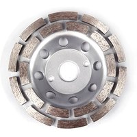 Hochwertige universelle Diamantschleifscheibe für Beton, 125 x 22,2 mm, PDX829.025, zweireihig von LUCKY-88