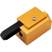 Rechtwinkliger Stanzmeißel für die Holzbearbeitung. Quadratischer Winkelmeißel (goldener rechtwinkliger Stanzmeißel) von LUCKY-88