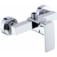 Rubinetto doccia cromato moderno a parete con miscelatore acqua calda e fredda von LUCKY-88