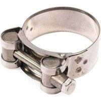 Schlauchschelle aus Edelstahl, verstellbare Edelstahl-Rohrschellen, silberfarbene Schlauchschelle für Wasserschlauch, Benzintank, Waschmaschine, von LUCKY-88