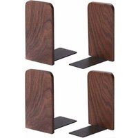 Set mit 2 Paar Buchstützen aus Walnussholz, 13 x 8,1 cm von LUCKY-88
